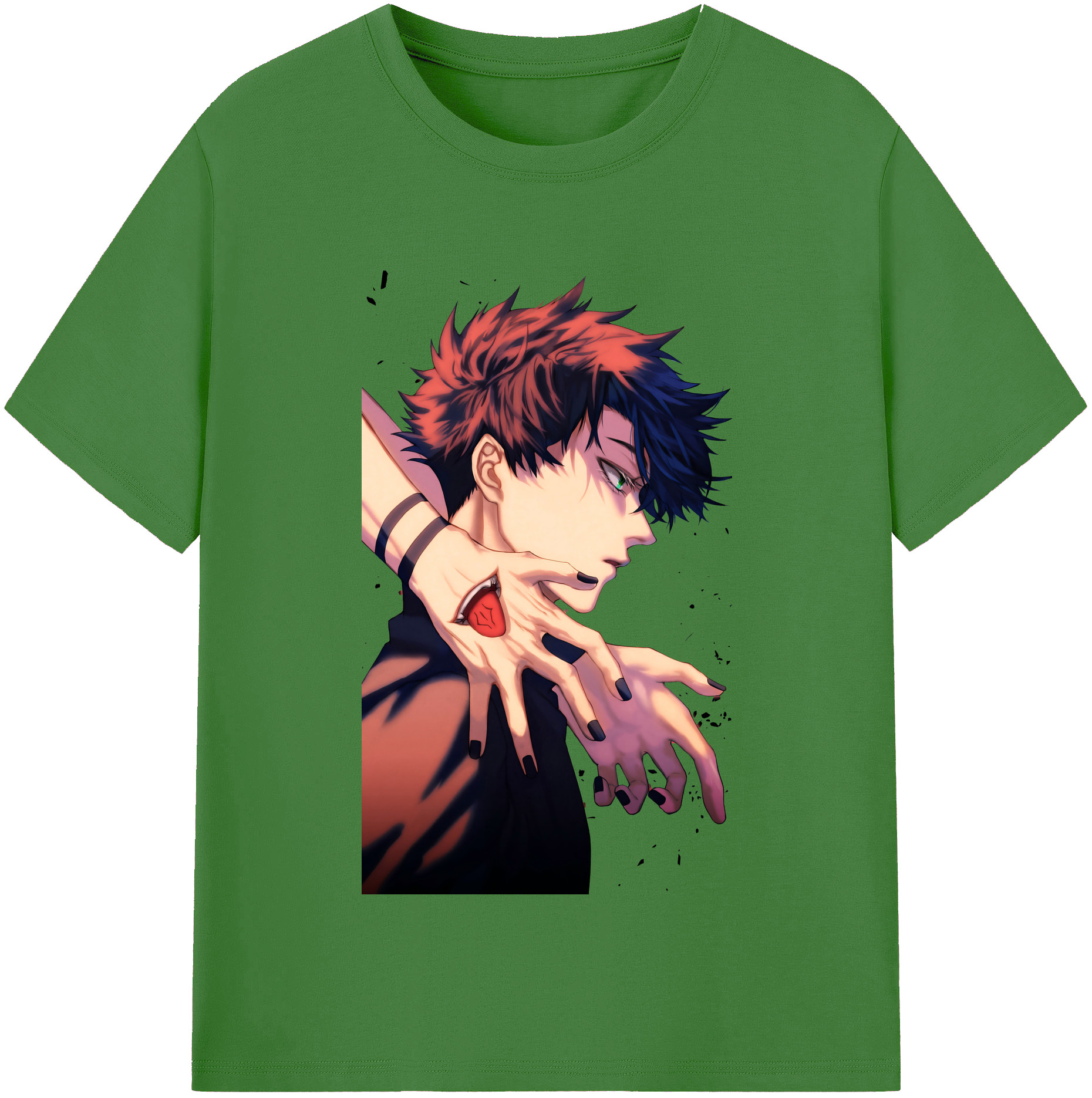 （画像用） 呪術廻戦 Jujutsu Kaisen レディースカジュアルプリントTシャツ（綿100％）